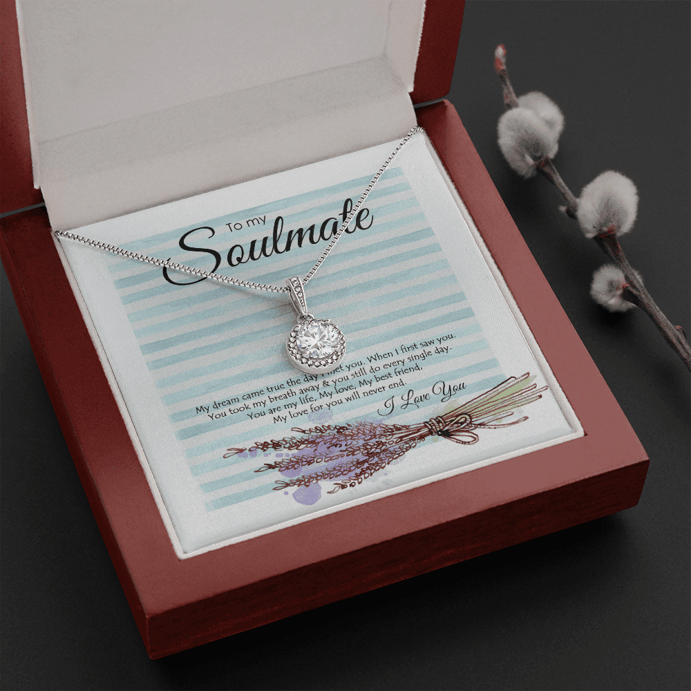 To My Soul My Dream Came True The Day I Met You Eternal Hope Necklace Toptrendygear
