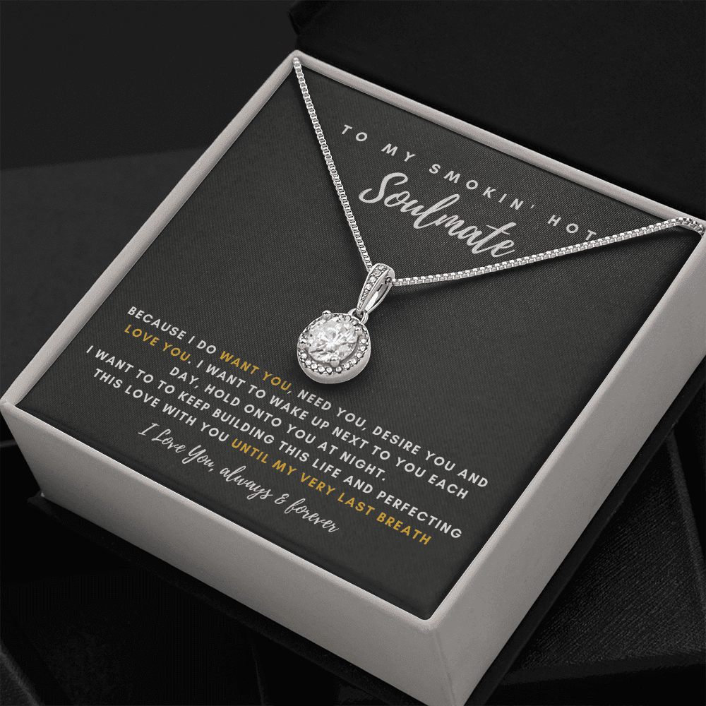 Thank You For Being The Love Of My Life Eternal Hope Necklace Gift For Her Toptrendygear