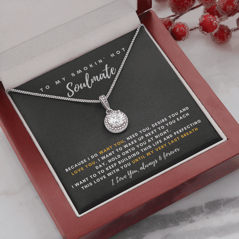 Thank You For Being The Love Of My Life Eternal Hope Necklace Gift For Her Toptrendygear
