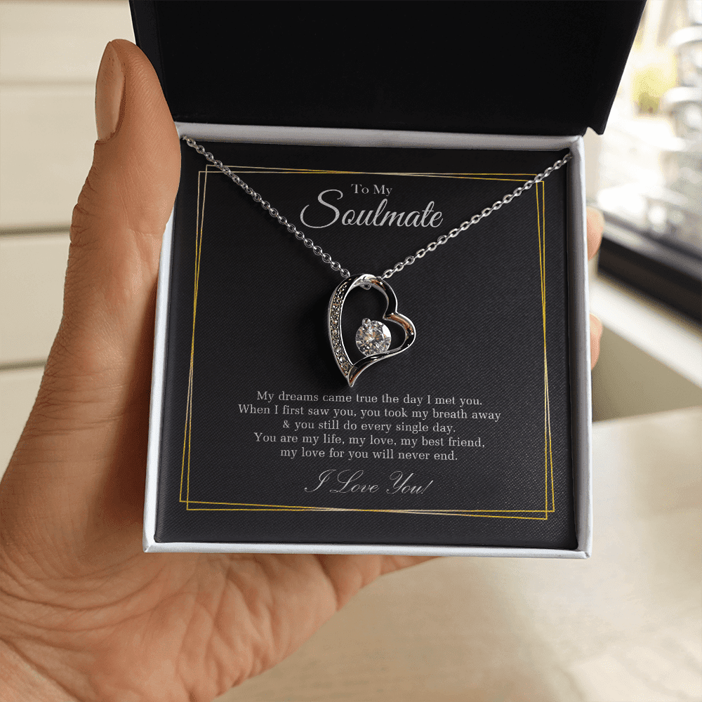 Soulmate Necklace You Are My Best Friend Gift For Her Forever Love Necklace