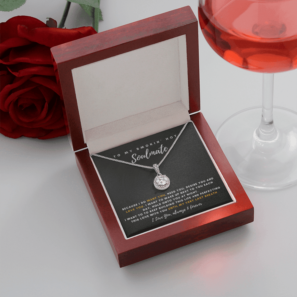 Thank You For Being The Love Of My Life Eternal Hope Necklace Gift For Her Toptrendygear