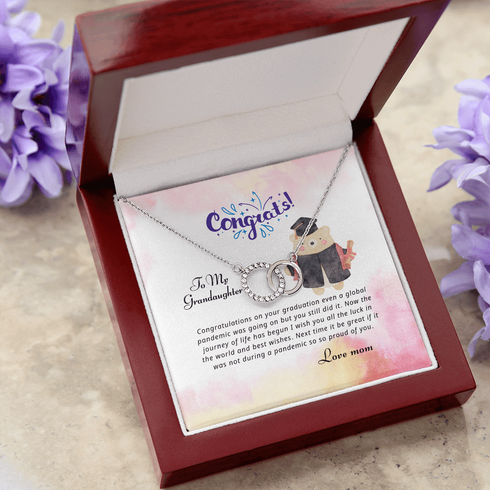 Now The Journey Of Life Has Begun Perfect Pair Necklace Gift For Granddaughter Toptrendygear