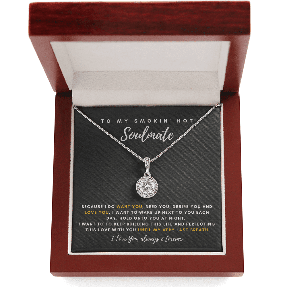 Thank You For Being The Love Of My Life Eternal Hope Necklace Gift For Her Toptrendygear