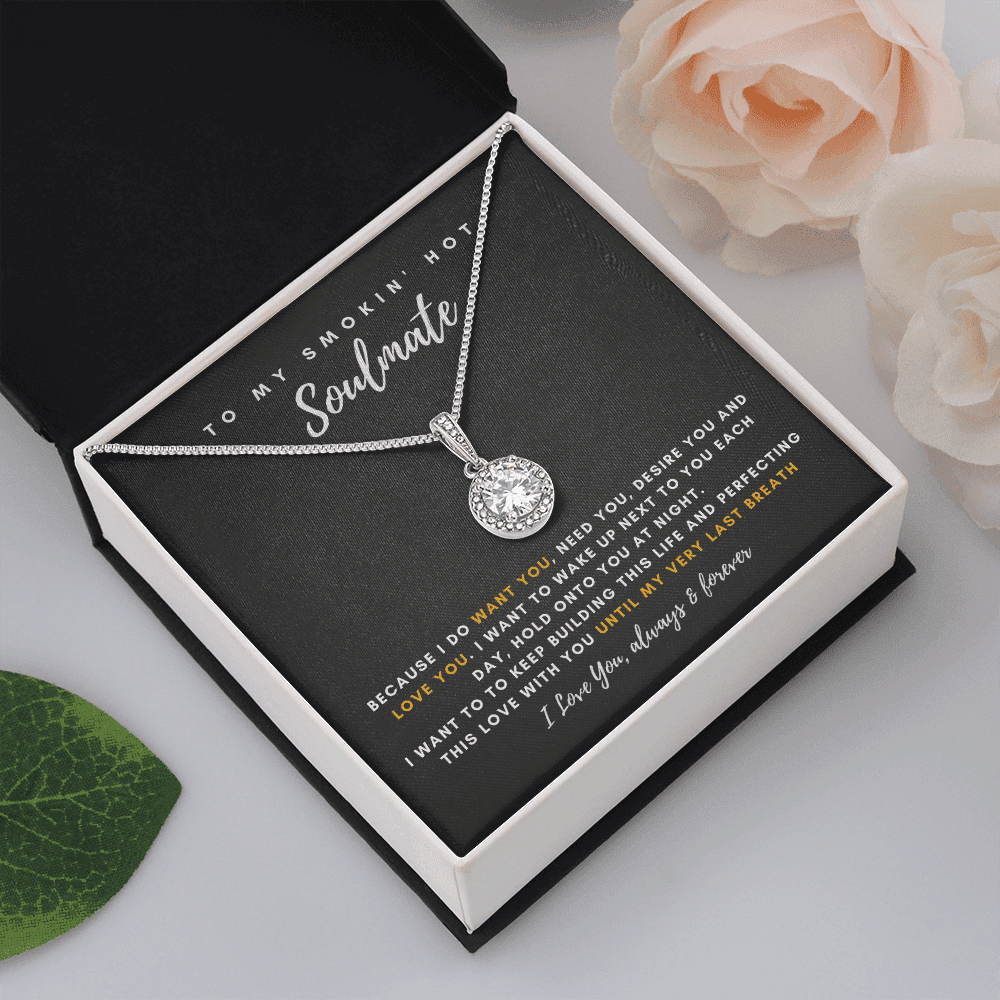 Thank You For Being The Love Of My Life Eternal Hope Necklace Gift For Her Toptrendygear
