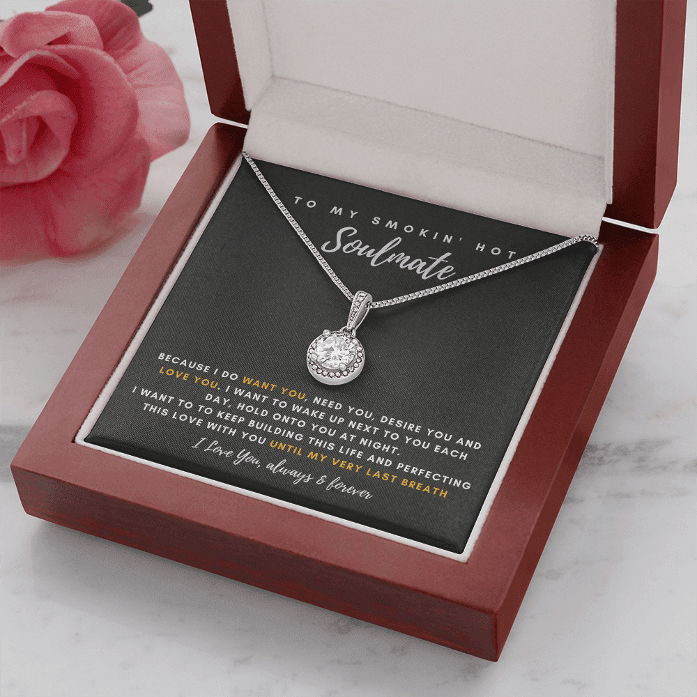 Thank You For Being The Love Of My Life Eternal Hope Necklace Gift For Her Toptrendygear