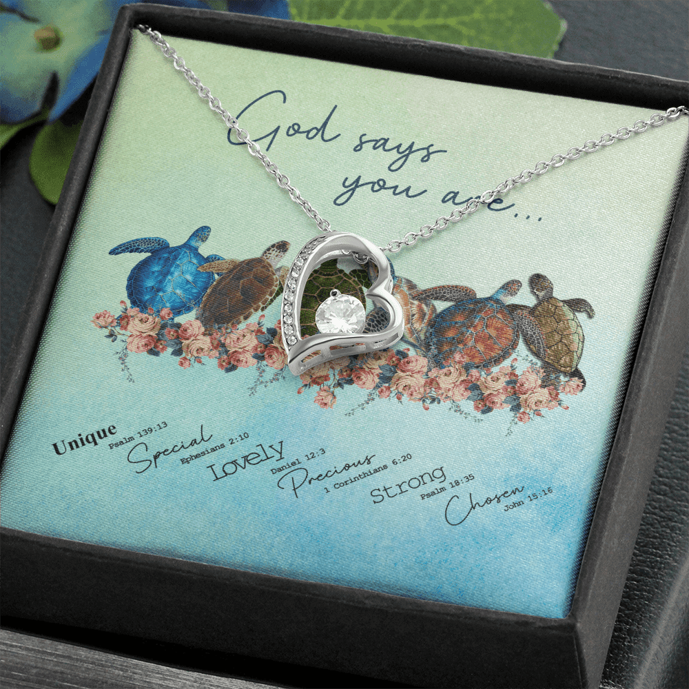 Mother Daughter Necklace God Say You Are Gift For Daughter Forever Love Necklace