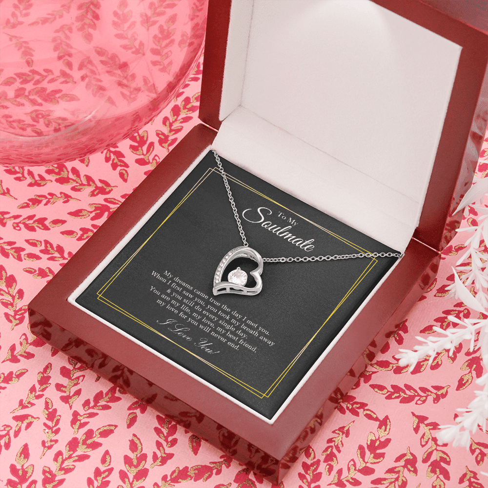 Soulmate Necklace You Are My Best Friend Gift For Her Forever Love Necklace