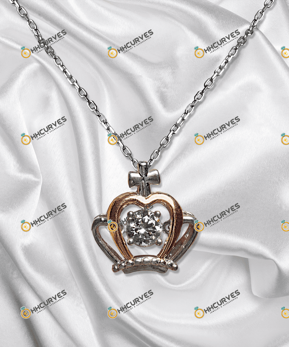 To My Mom I Love You Mum For Being You Crown Necklace Toptrendygear