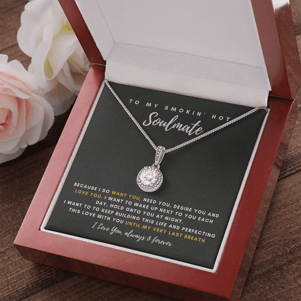 Thank You For Being The Love Of My Life Eternal Hope Necklace Gift For Her Toptrendygear
