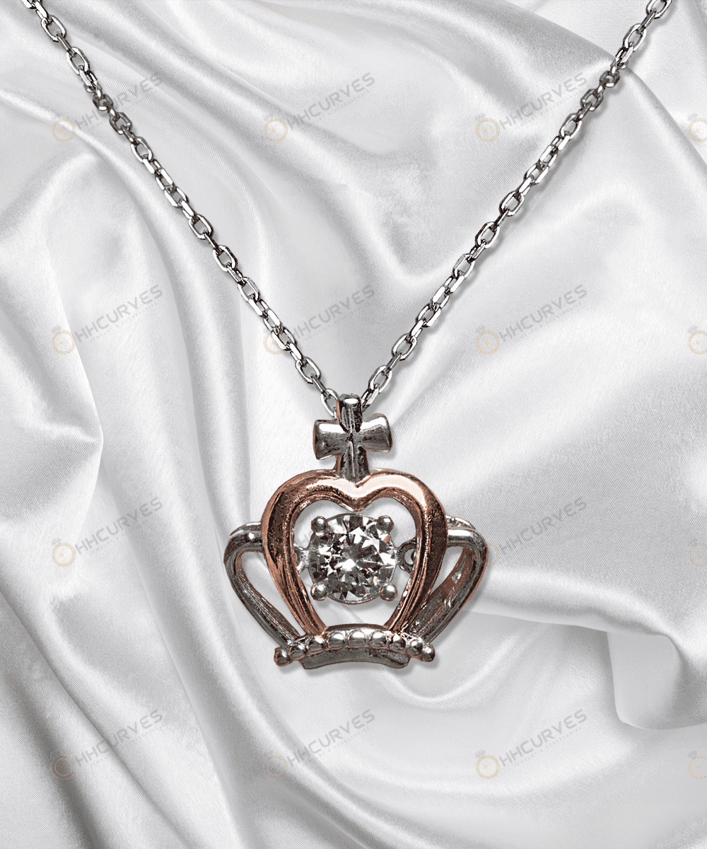 Filled With Endless Time To Do What You Like Crown Necklace Gift For Her Happy Retirement Toptrendygear