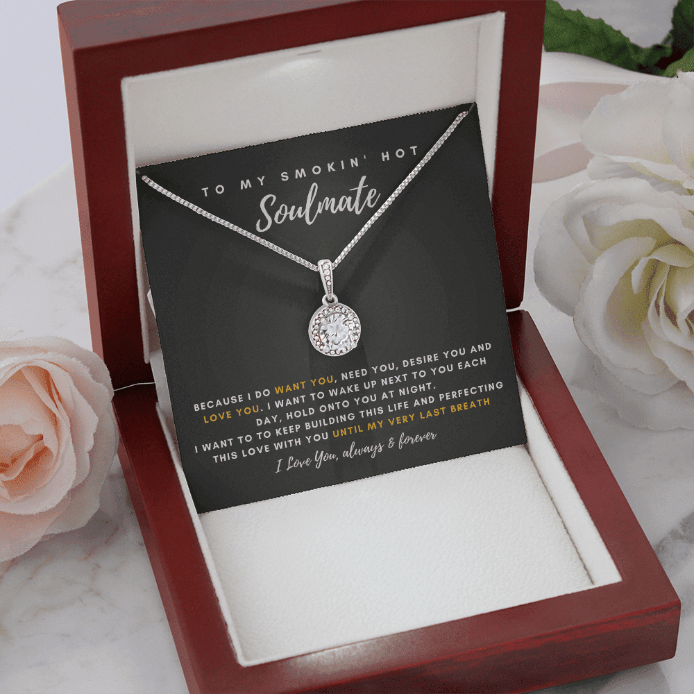 Thank You For Being The Love Of My Life Eternal Hope Necklace Gift For Her Toptrendygear