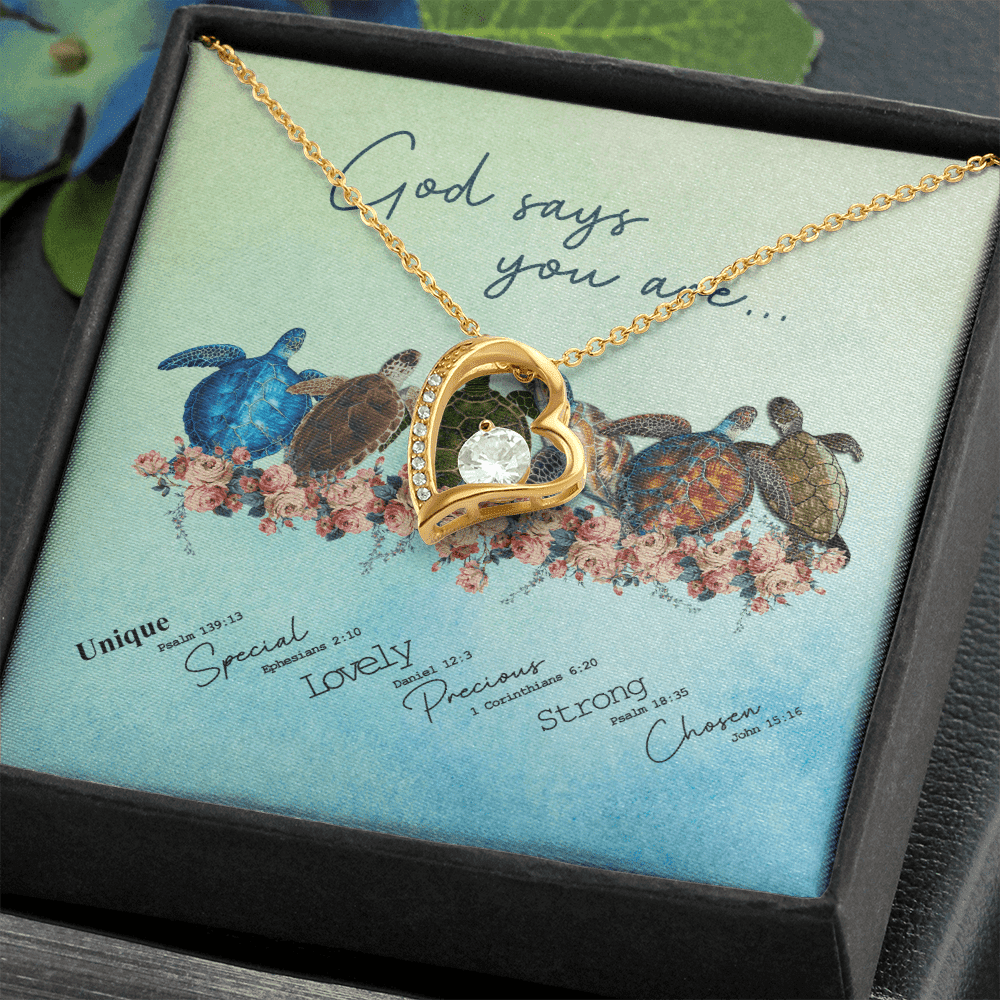 Mother Daughter Necklace God Say You Are Gift For Daughter Forever Love Necklace
