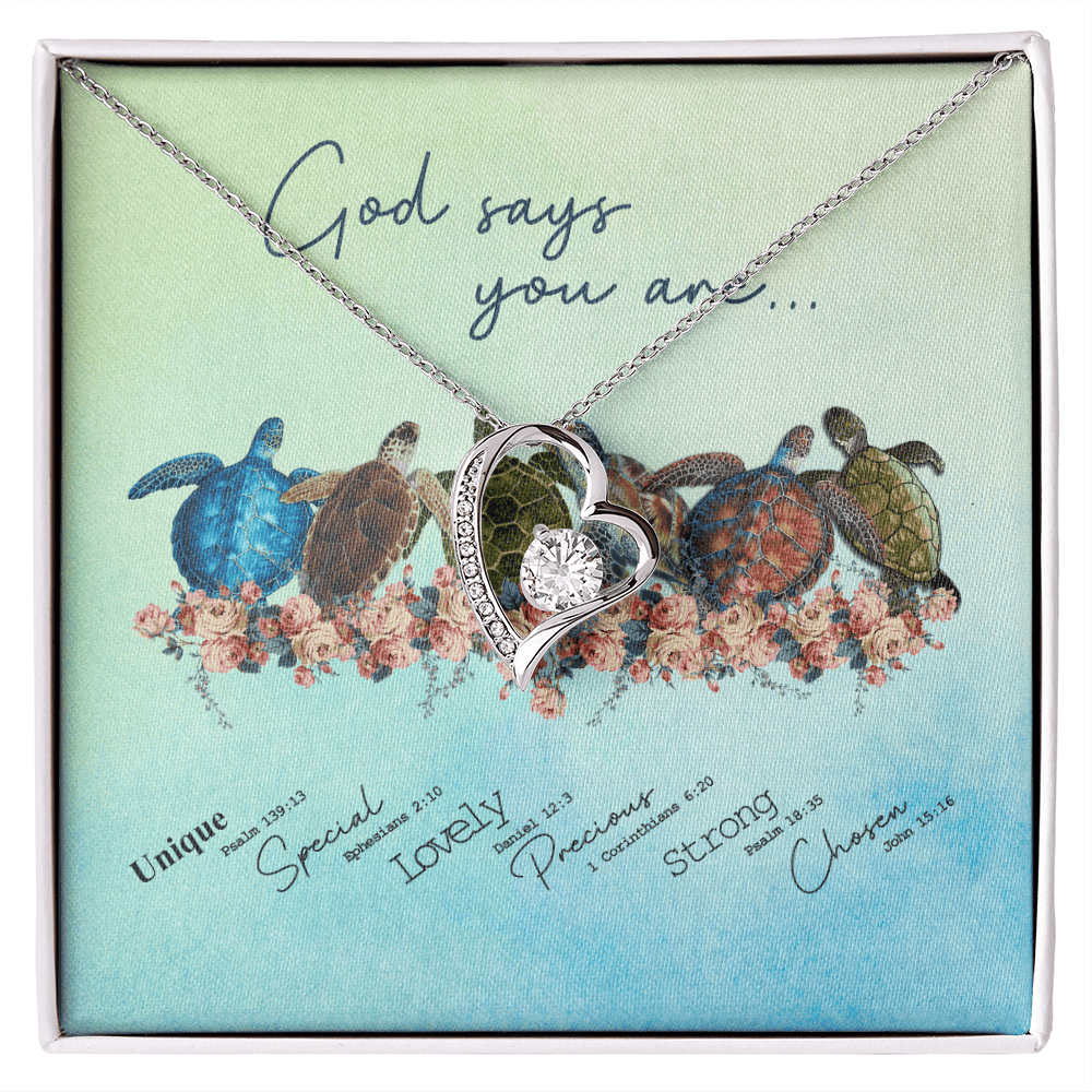 Mother Daughter Necklace God Say You Are Gift For Daughter Forever Love Necklace