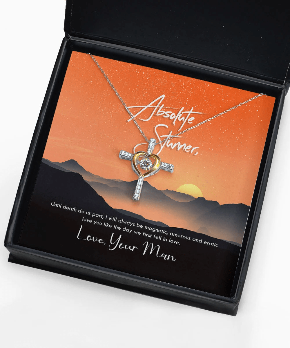 To Absolute Stunner Love You Like The Day We First Fell In Love Cross Dancing Necklace