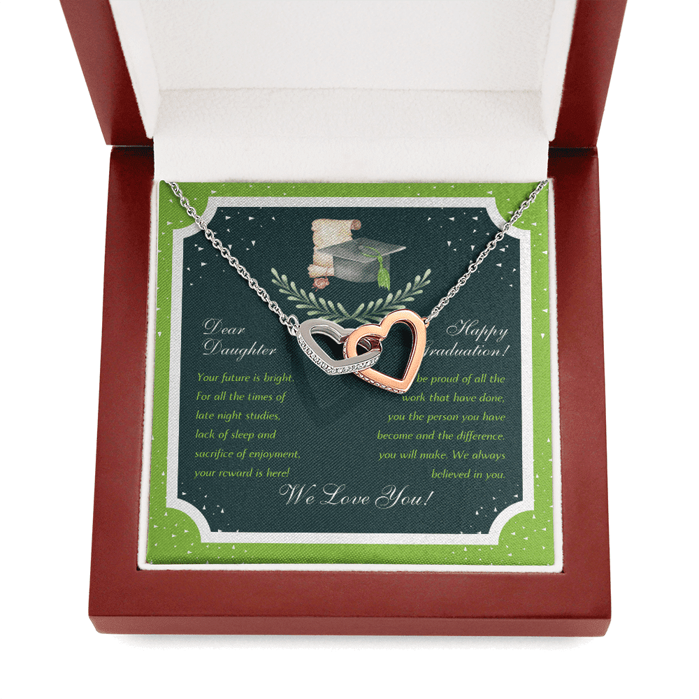 We Love You Interlocking Heart Necklace Graduation Gifts For Her Toptrendygear