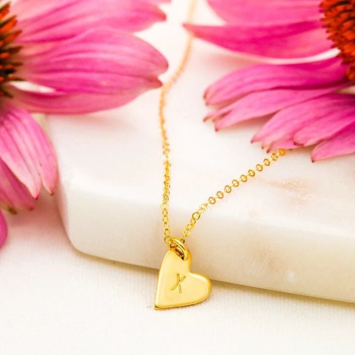 To My Daughter In Law Sweetest Hearts Necklace We Both Love The Same Man Sunflower Heart Shape Personalized Gift For Daughter In Law