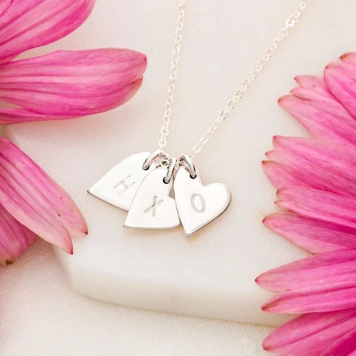 To My Daughter In Law Sweetest Hearts Necklace We Both Love The Same Man Sunflower Heart Shape Personalized Gift For Daughter In Law