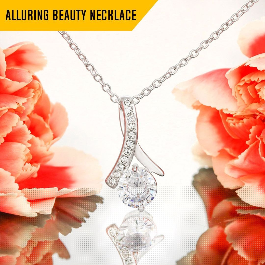 To My Daughter In Law Alluring Beauty Necklace We Both Love The Same Man Personalized Gift For Daughter In Law