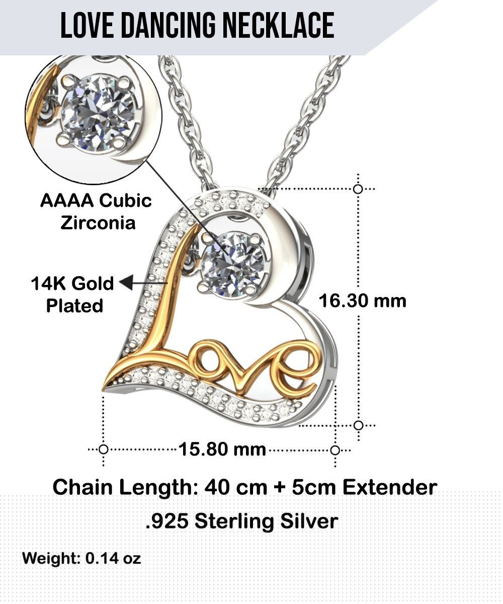 To My Wife Crown Pendant Dancing Necklace If I Could Give You One Thing In Life Personalized Gift For Wife