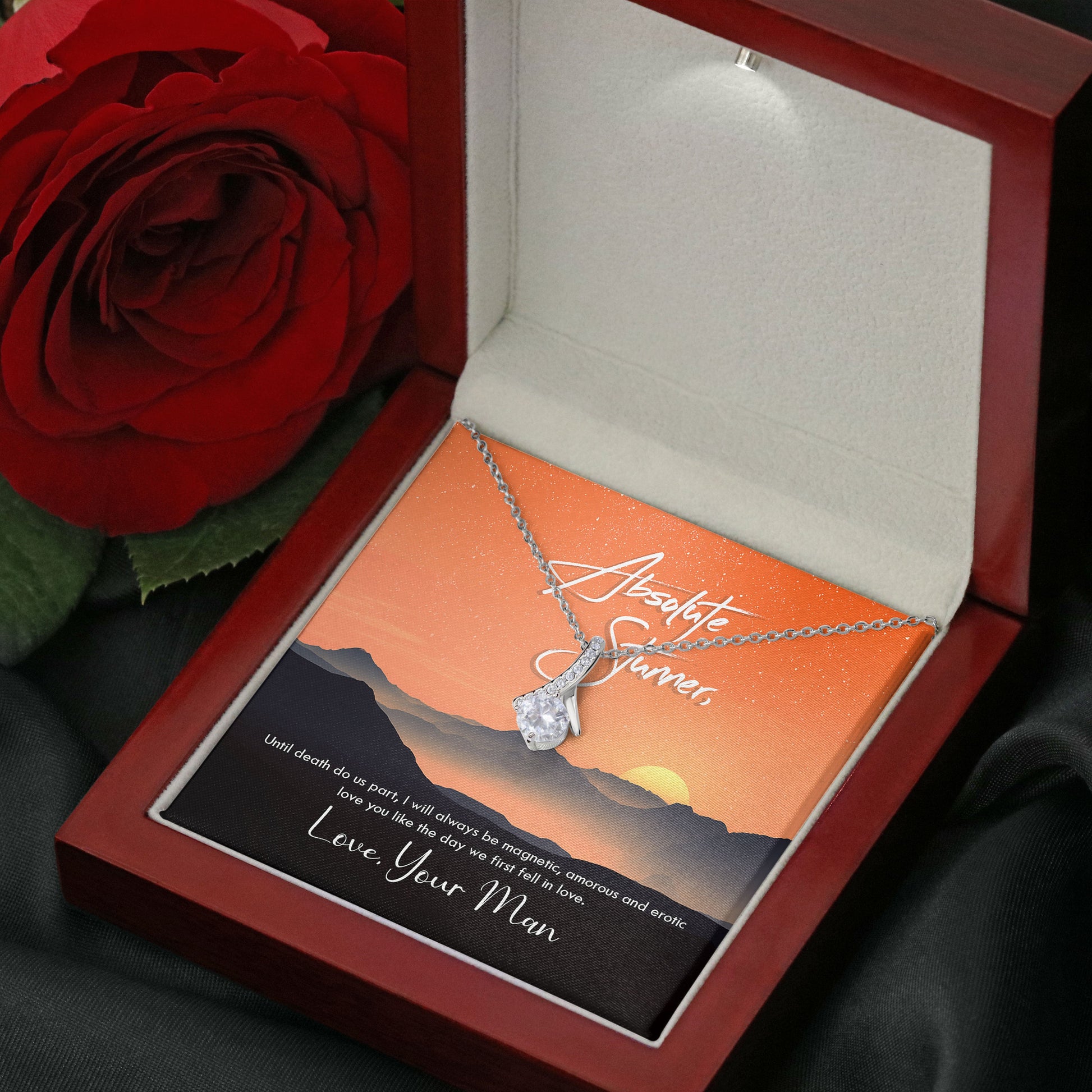 To Absolute Stunner Love You Like The Day We First Fell In Love Alluring Beauty Necklace