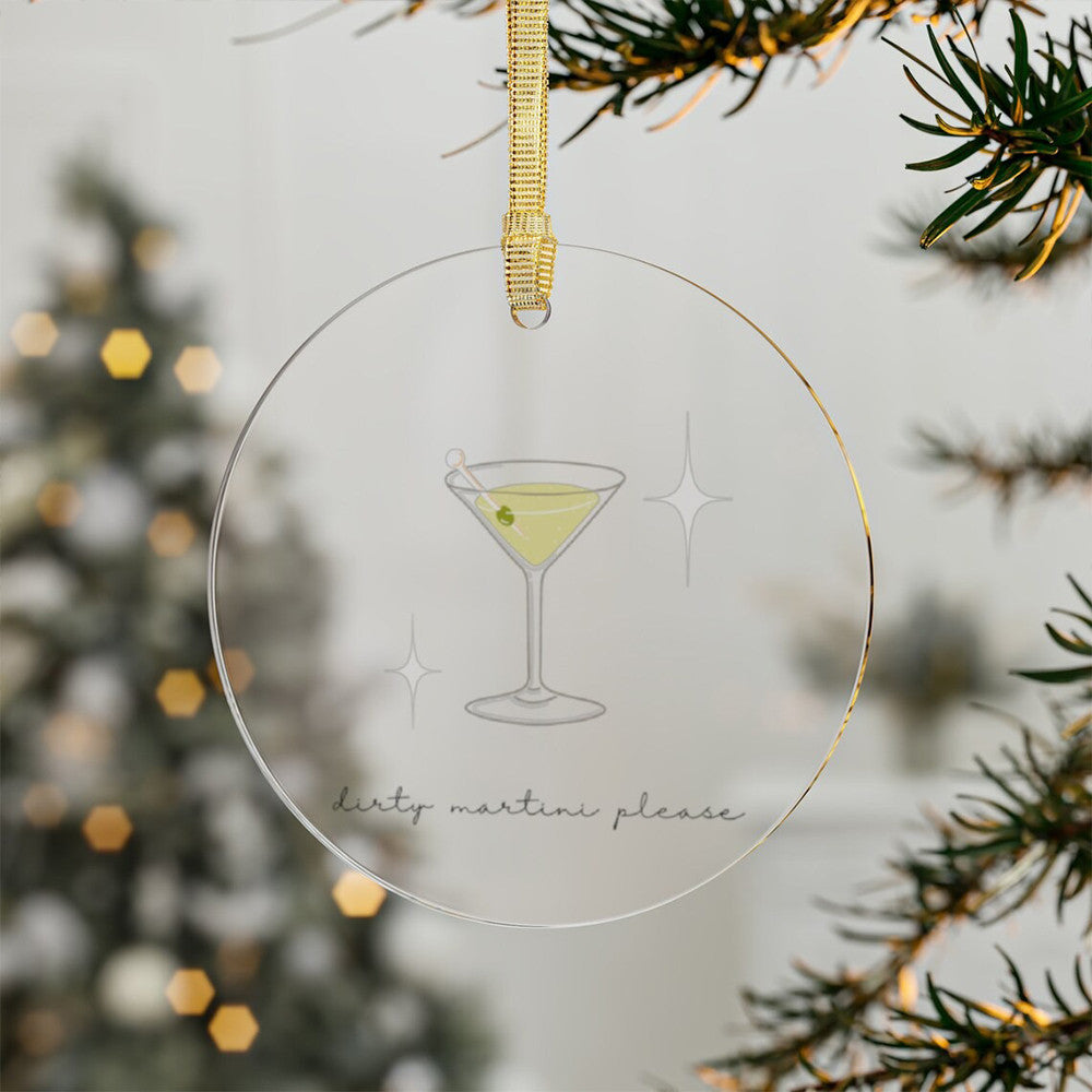 Dirty Martini Ornament Dirty Martini Christmas Ornament Xmas Tree Decor