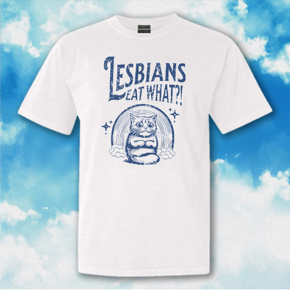 Cat Lesbians Eat What Shirt LGBT Gay Pride T-Shirts Funny Lesbian Clothing