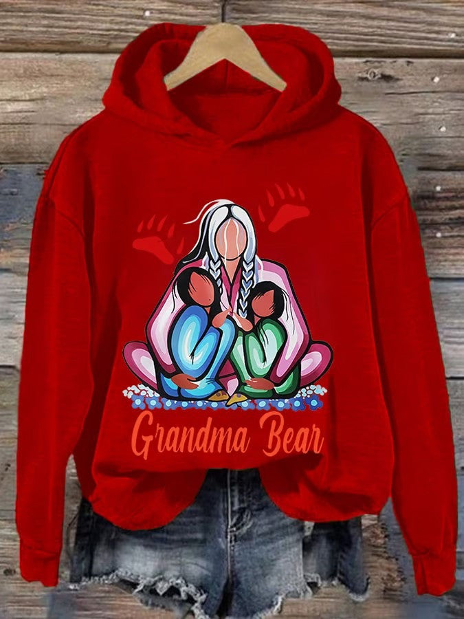 Grandma Bear Hoodie Grandmother Hoodie Gifts For Mother's Day