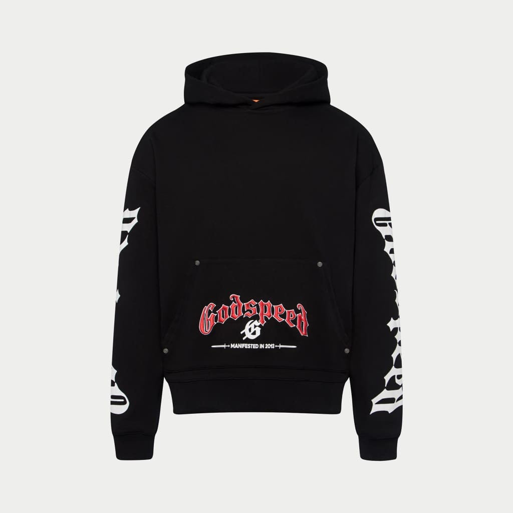 Godspeed Hoodie MMXIII Black Hoodie State Of Liberty Meme Streetwear Clothing