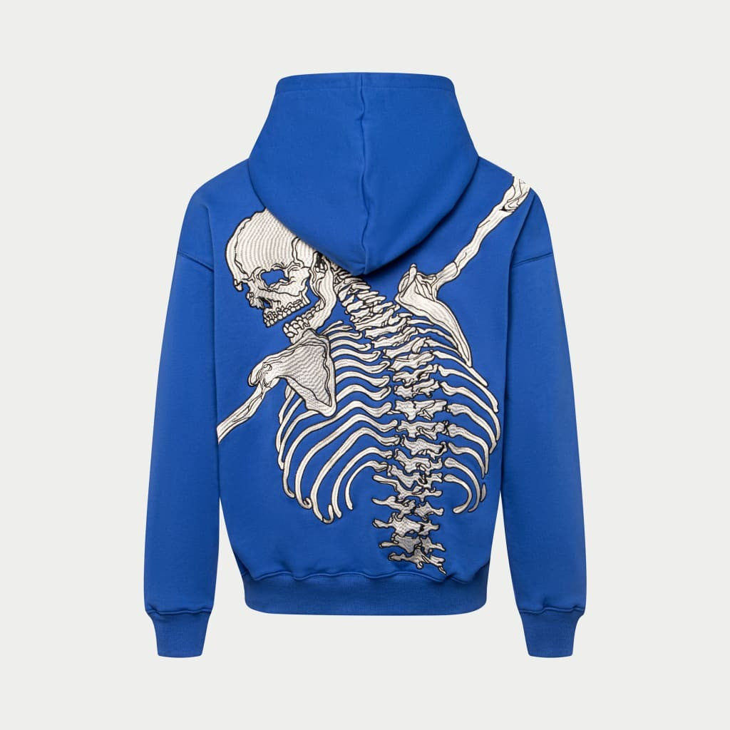 Godspeed Hoodie R.O.D Skeleton Blue Hoodie Streetwear Clothing