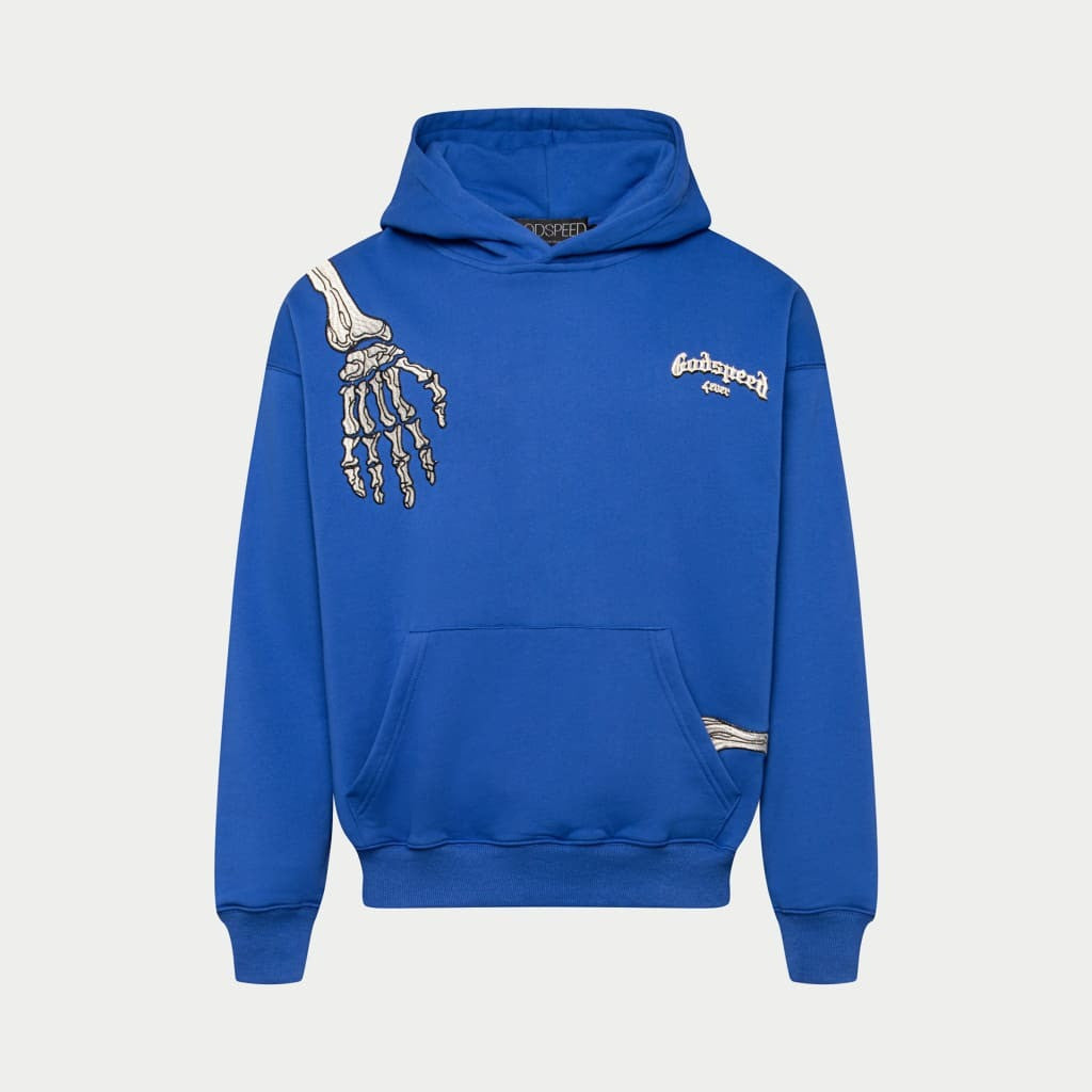 Godspeed Hoodie R.O.D Skeleton Blue Hoodie Streetwear Clothing