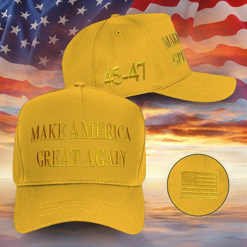Dark Gothic MAGA Hat Embroidered Elon Musk Dark MAGA Trump 2024 Black Hat Donald Trump Merch