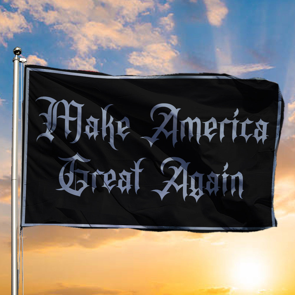 Dark Gothic MAGA Hat Embroidered Elon Musk Dark MAGA Trump 2024 Black Hat Donald Trump Merch