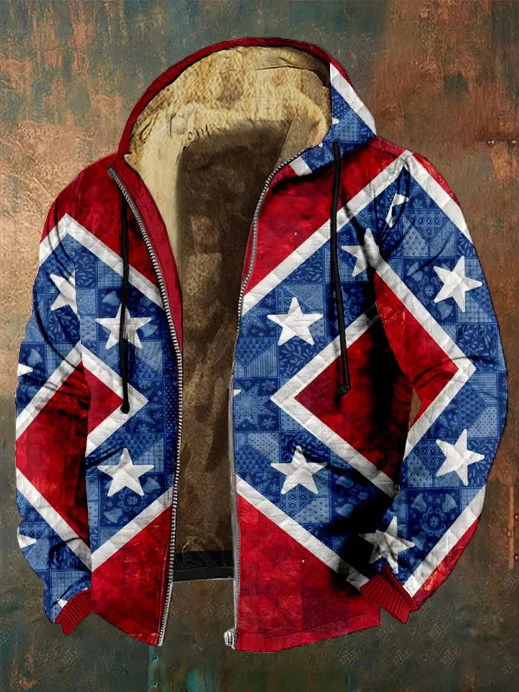 Old Dixie Zip Hoodie Retro Southern Cross Clothing Presents For Husband Country Boy Gift