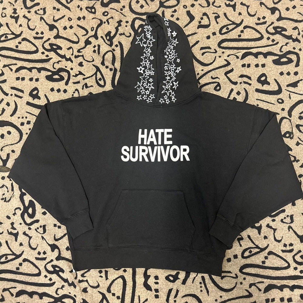 Hate Survivor Hoodie Drake Hate Survivor Stars Hoodie Gifts For Drake Fans