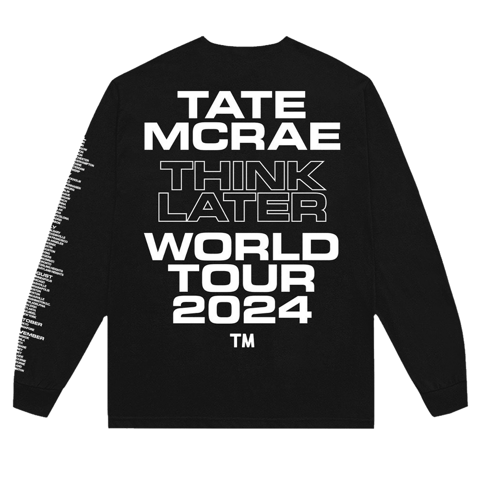 Tate McRae Merch Sweatshirt Tate McRae Think Later World Tour 2024 Sweatshirt Music Fan Gifts