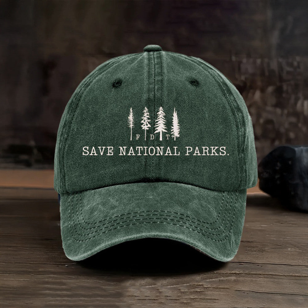 Protect Our National Parks Hat FDT Save National Parks Hat Political Cap