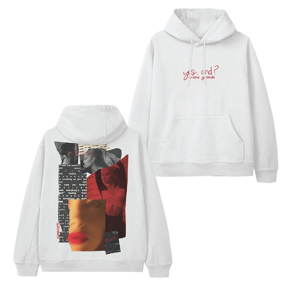 Ariana Merch Ariana Yes And Collage Hoodie Gifts For Music Fans Father's Day Gift for Husband
