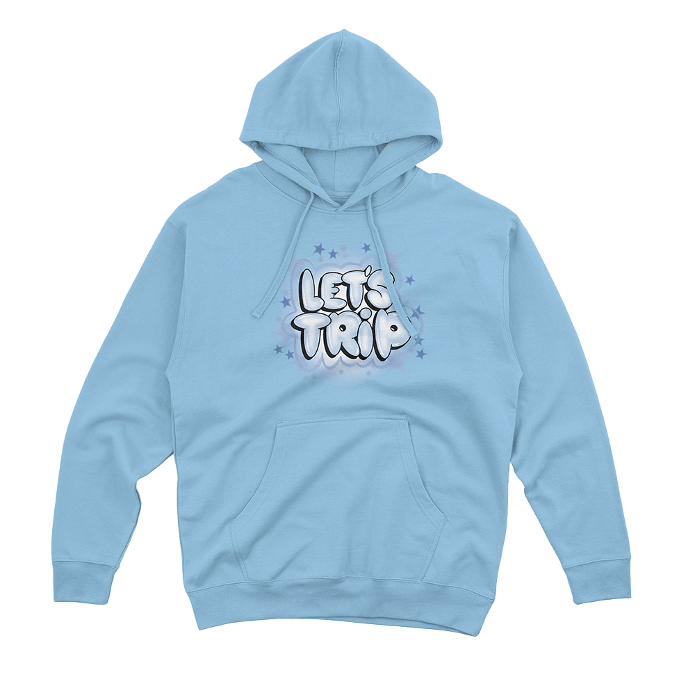 Sturniolo Triplets Merch Let's Trip Airbrush Hoodie Gifts For Fans Retro Gift for Him