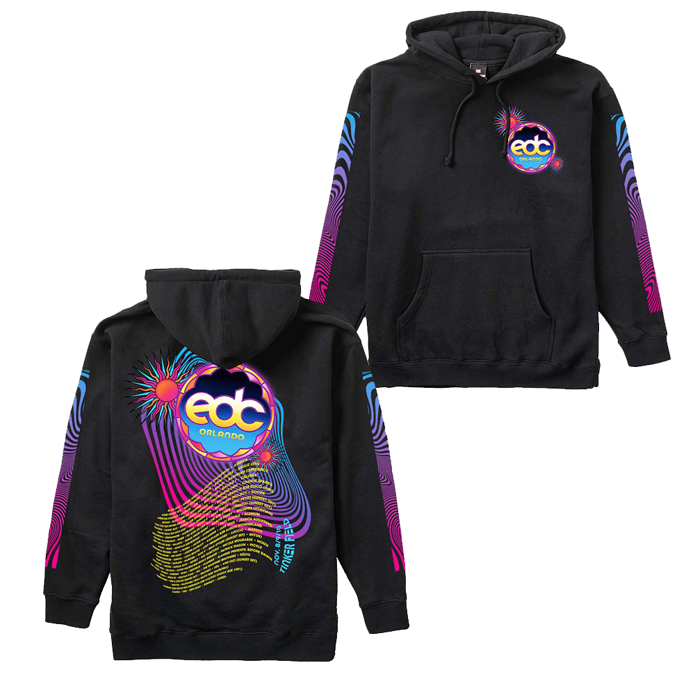 EDC Merch EDC Orlando 2024 Hoodie Gifts For Music Fans Christmas Gift for Him