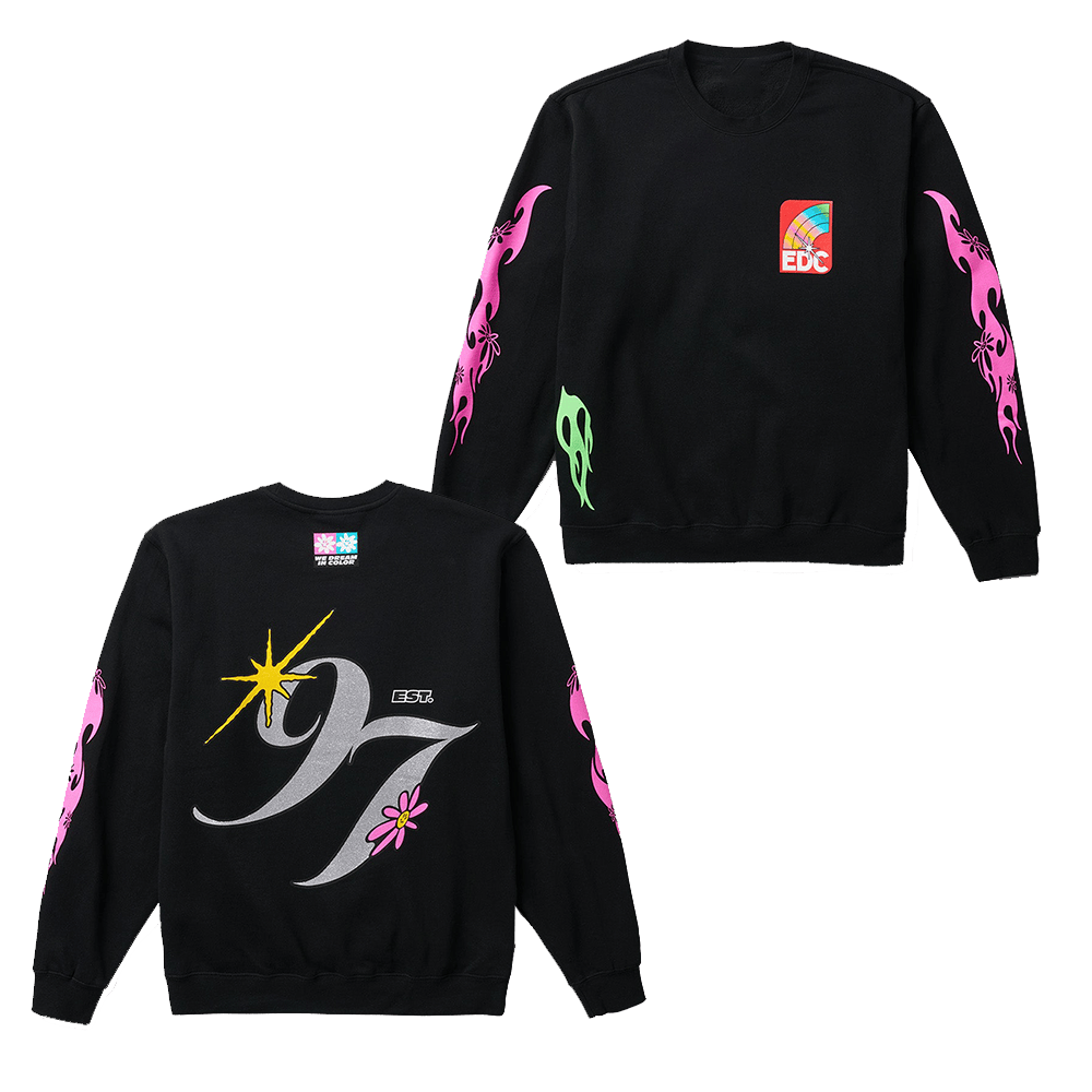 EDC Merch EDC Electric Racing Sweatshirt Gifts For Music Fans Father's Day Gift for Dad