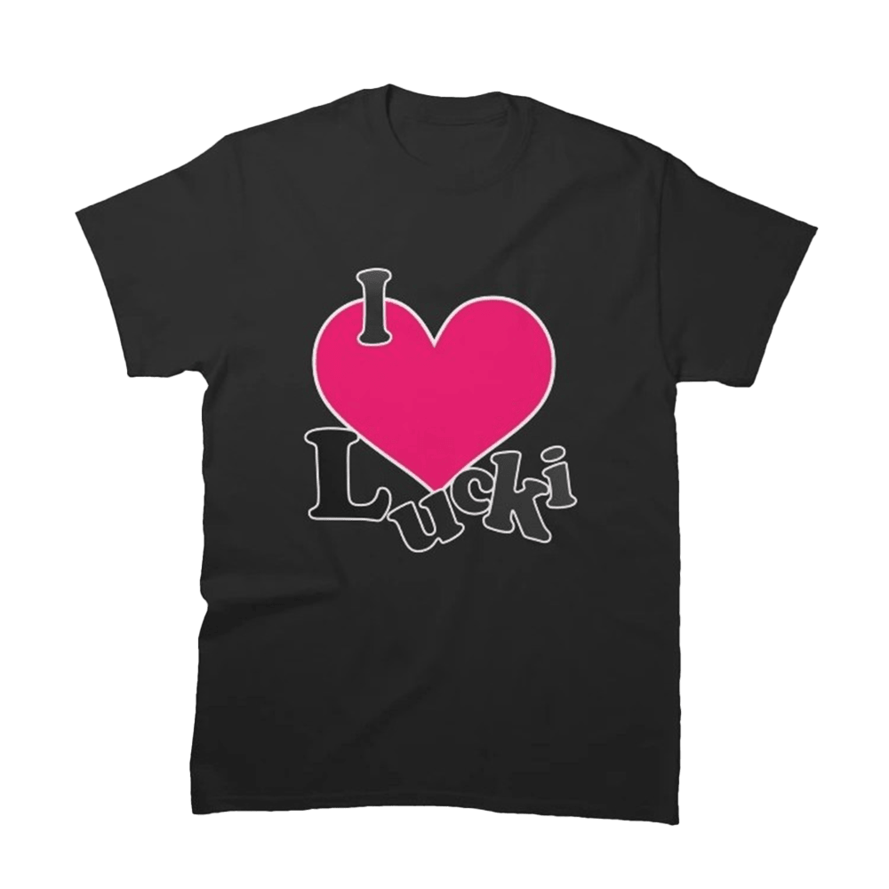 Lucki Merch I Love Lucki T-Shirt Gifts For Rapper Fans Vintage Hoodie Gift for Men
