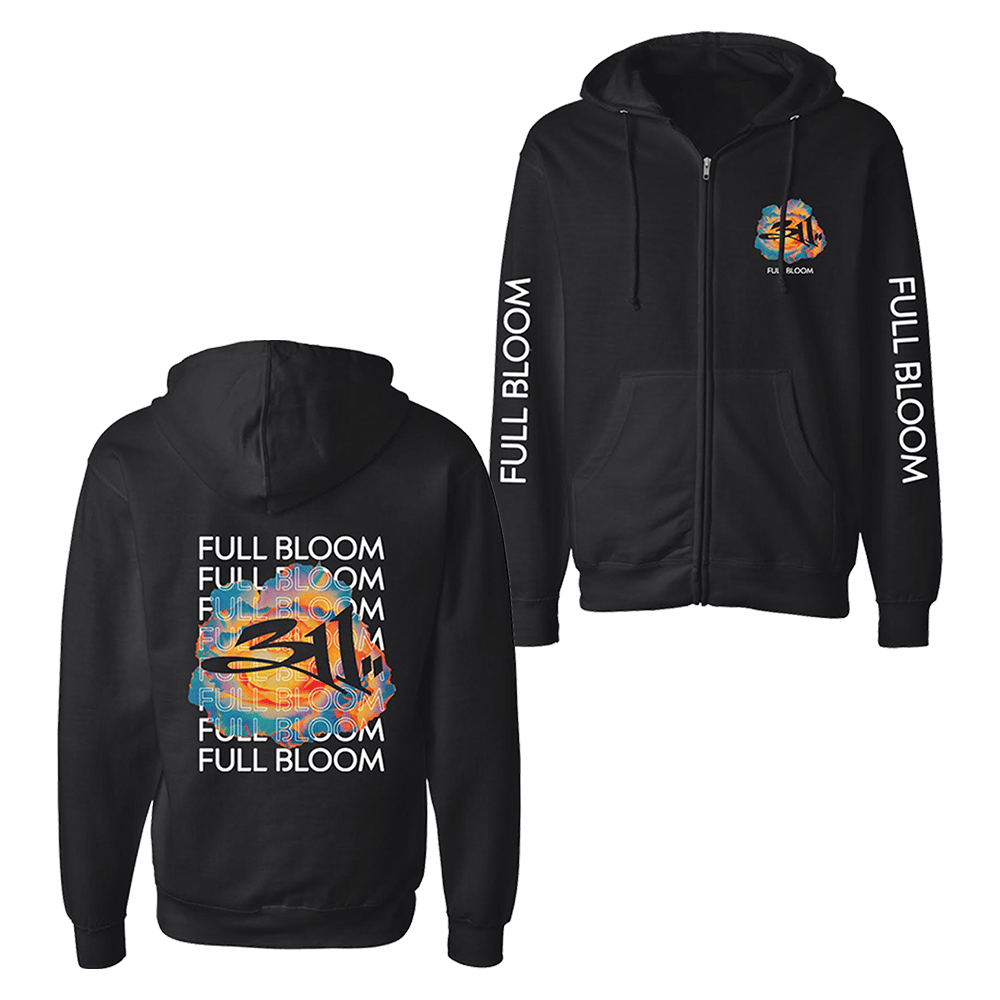 311 Merch Full Bloom 311 Zip Hoodie Gifts For Music Fans Father's Day Gift for Dad