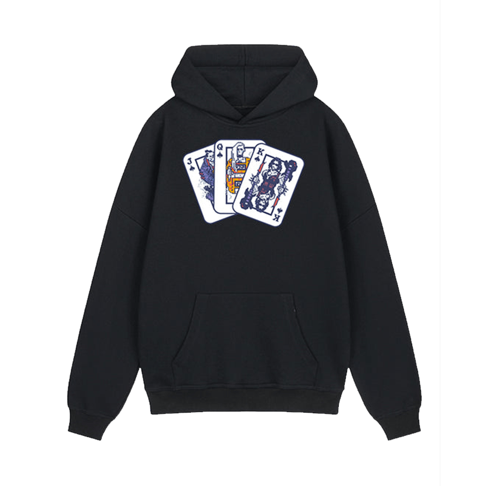 Balatro Merch Cyberpunk 2077 X Balatro All In Hoodie Father's Day Gifts For Son Gift for Dad