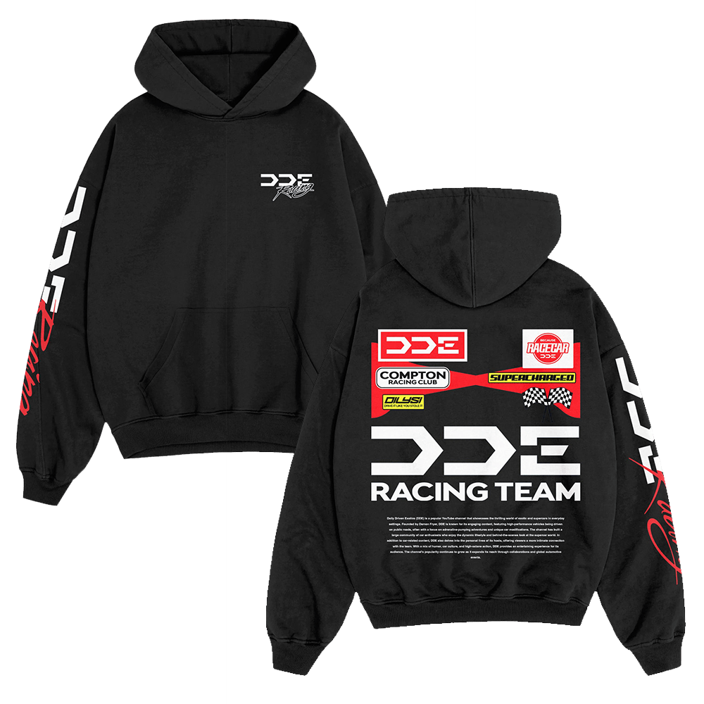 DDE Merch DDE Racing Team Hoodie Father's Day Gifts For Racing Fans Gift for Dad