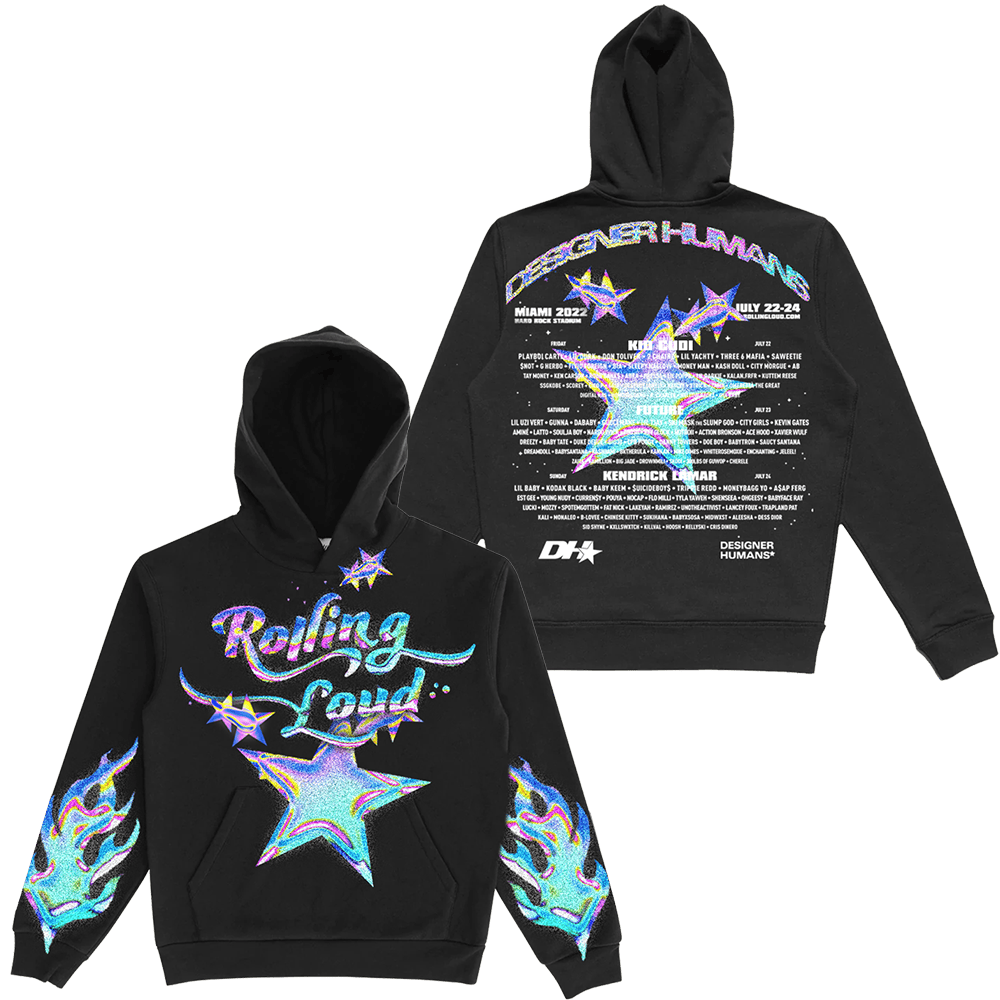 Rolling Loud Merch Humans x Rolling Loud Hoodie Mother's Day Gifts For Daughter