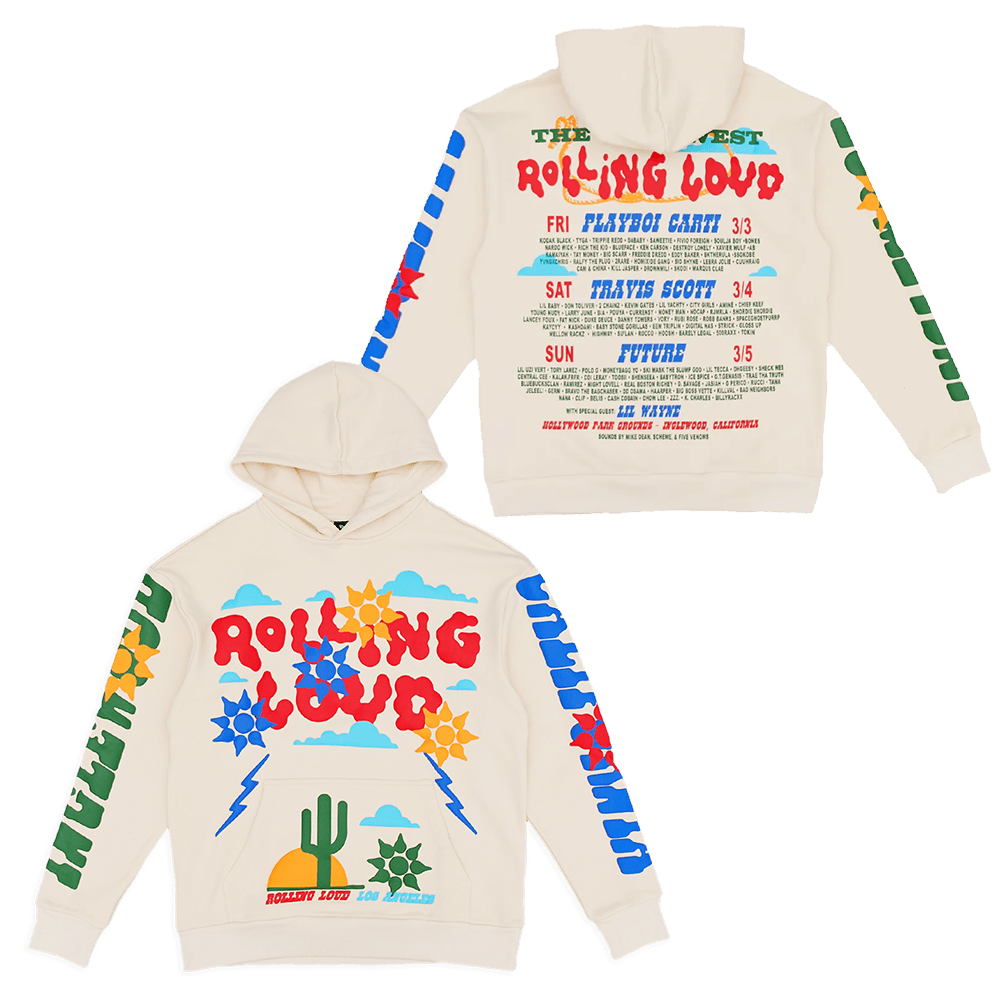 Rolling Loud Merch Rolling Loud Wild West Hoodie Mother's Day Gifts For Wife