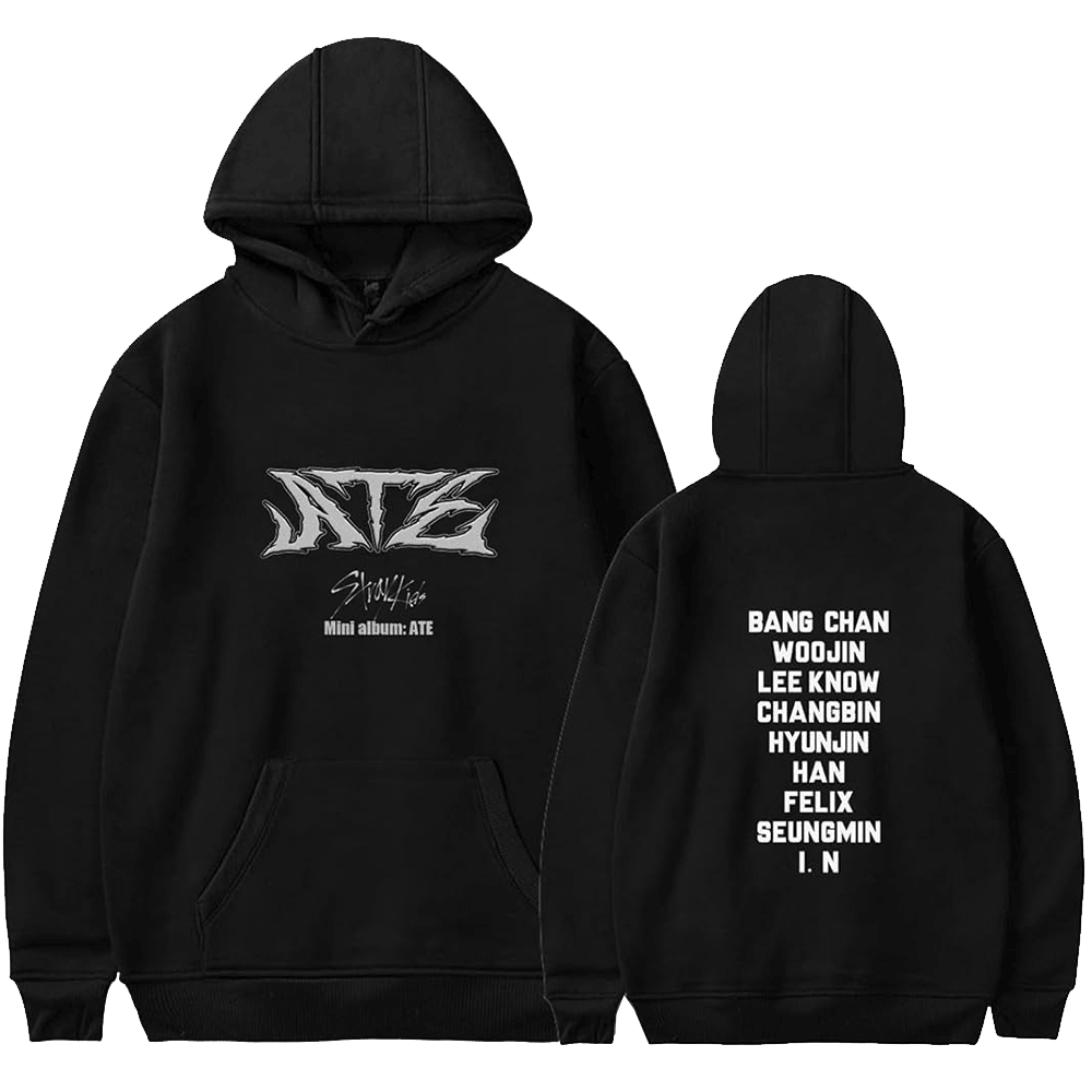 SKZ Merch Kpop Stray Kids Album Ate Hoodie Father's Day Gifts For Fans