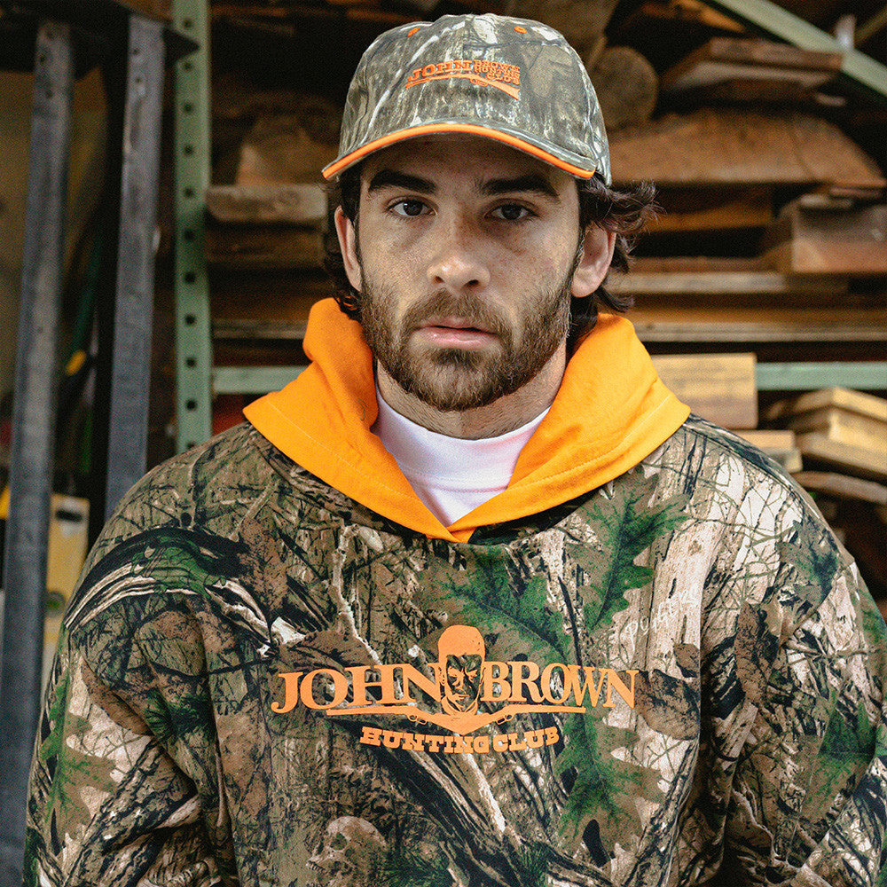 Hasan Piker Merch John Brown Hunting Club Embroidered Camo Hat Hasanabi Merch Father's Day Gift