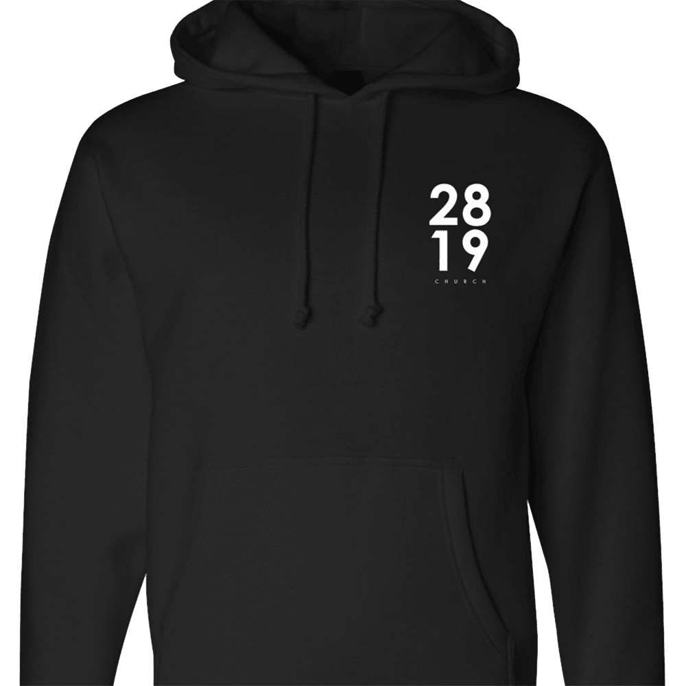 2819 Merch 2819 Church Merchandise Black Hoodie Father's Day Presents For Son Gift Idea for Him