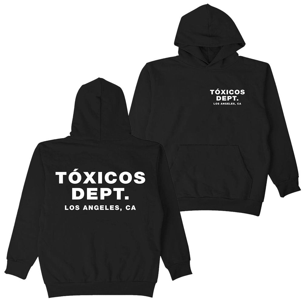 Chicos Toxicos Merch Toxicos Dept Los Angeles CA Hoodie Father's Day Gifts For Dad